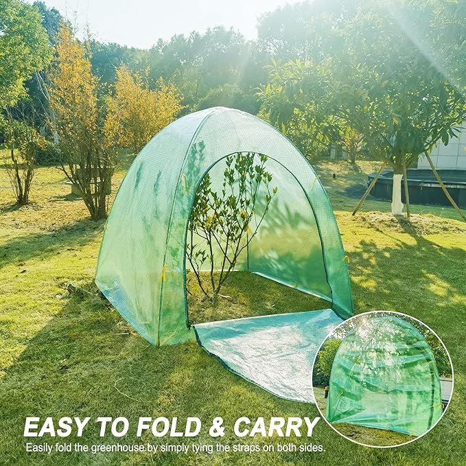 50″*50″*40″ Winter Plant Warm Covers - Raised Bed Cover, Garden Row Accelerator, Warm Tent Freeze