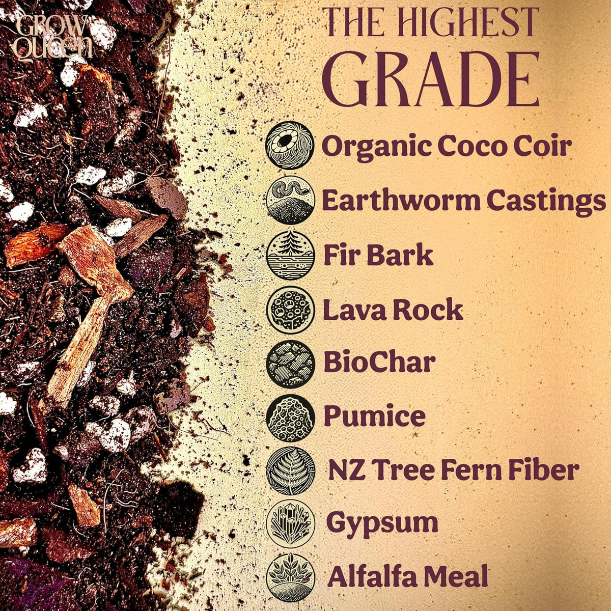 Craft Aroid Potting Mix- Elite Organic Alocasia, Philodendron, Monstera Soil Mix, Chunky, Well