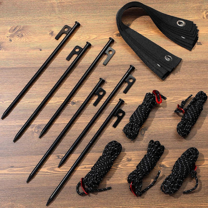 Sintuff 36 Pcs Heavy Duty Tree Stake Kits Stake and Support for Young Leaning Tree Anchor