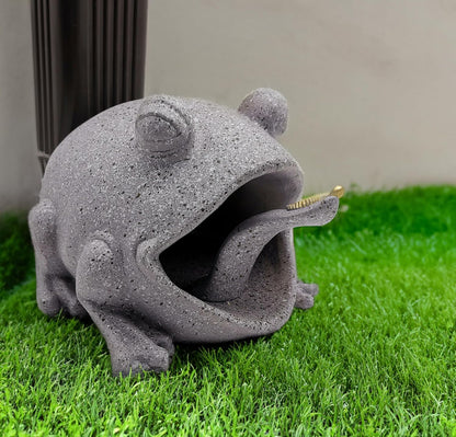 coolboy Frog Statues Gutter Downspout Extension Garden Decoration,Animal Resin Statue Outdoor