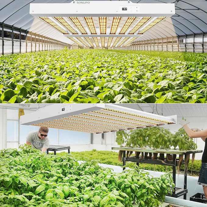2024 New SPF4000 PRO 400W LED Grow Light 5x5ft Coverage with Veg & Bloom Dimmer Timer Full Spectrum