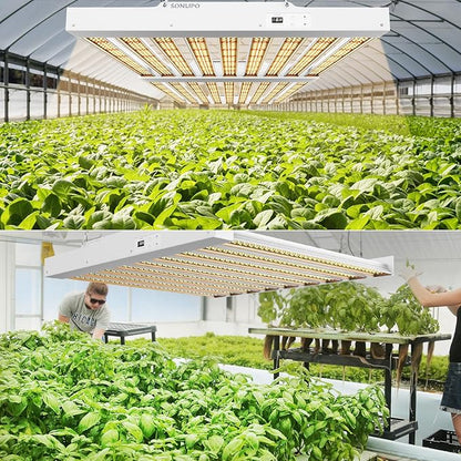 2024 New SPF4000 PRO 400W LED Grow Light 5x5ft Coverage with Veg & Bloom Dimmer Timer Full Spectrum
