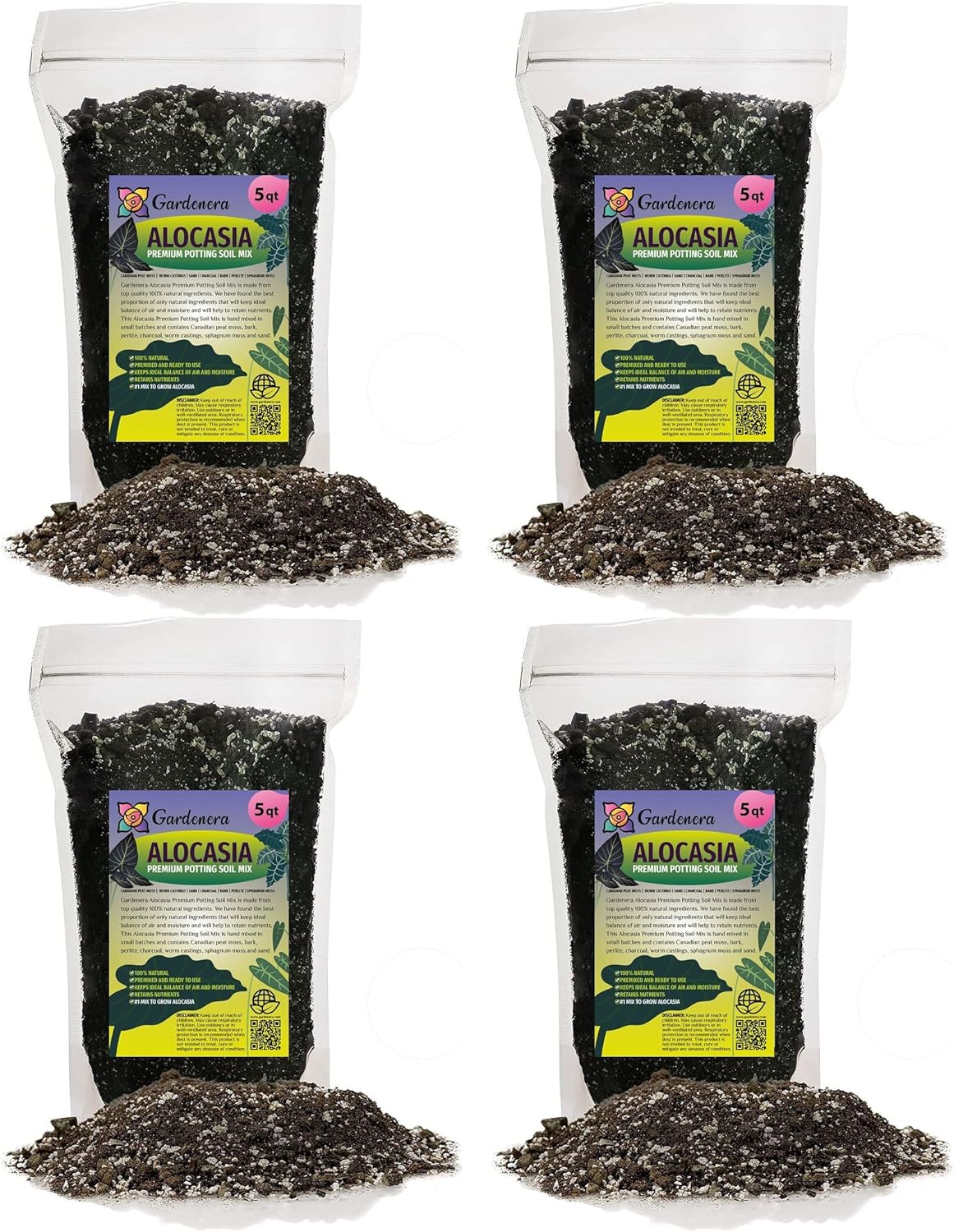 Gardenera Alocasia Potting Mix - Unlock Robust Growth and Striking Leaves with Our High-Performance