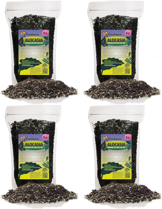 Gardenera Alocasia Potting Mix - Unlock Robust Growth and Striking Leaves with Our High-Performance