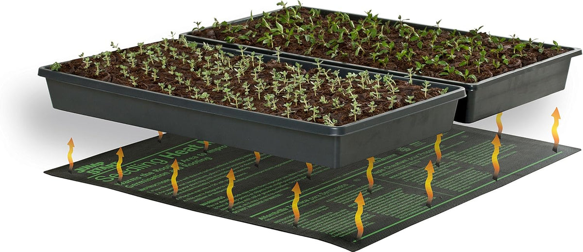 Hydrofarm Jump Start MT10008,45 Watt UL Certified Seedling Seedling & Germination Heat Mat