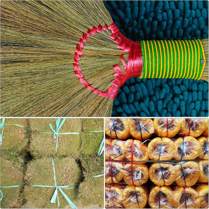 MECCANIXITY Polyester Nylon Plastic Rope Twine Household Bundled for Packing Gardening Craft,150m
