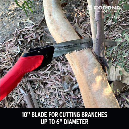 Corona Tools 10-Inch RazorTOOTH Folding Pruning Designed for Single Use | Curved Blade Hand Saw |