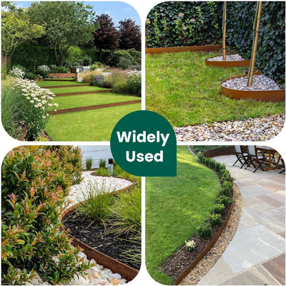 Corten Steel Edging Steel Landscape Edging Metal Garden Edging 8 Inch Metal Landscape Edging