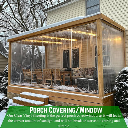 Farm Plastic Supply - Window Covering - 15 Mil - Window Covering, Window Cover, Porch Cover, Porch