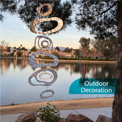 Trenton Gifts Hanging Wind Spinner - Wind Spinners Outdoor Hanging Kinetic Garden Decor