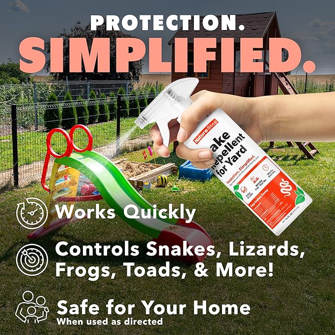 Snake Repellent Spray for Yard,Snake Deterrent for Outdoor Use, 16 oz (475mL)