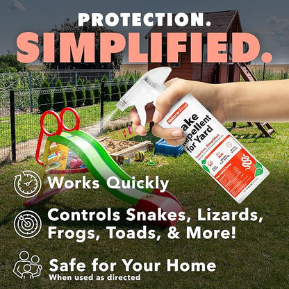 Snake Repellent Spray for Yard,Snake Deterrent for Outdoor Use, 16 oz (475mL)