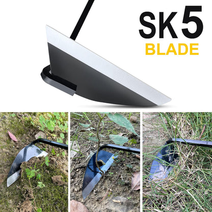 Japanese Wide Blade Gardening Tools I Premium Quality Hand Hoes/Weeding Sickle Have Very Sharp Edge