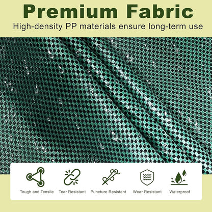Reusable Leaf Storage Bag, 72 Gallon Large Capacity - Waterproof & Tear-Resistant Yard Waste Bag