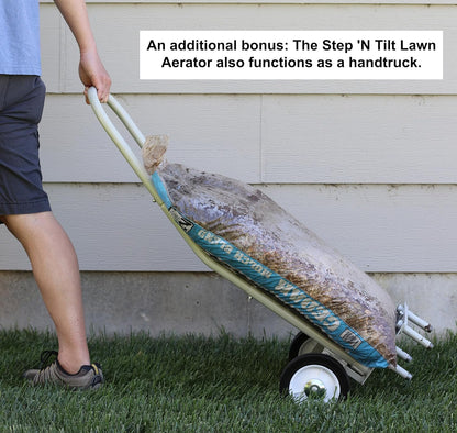 Step 'N Tilt Lawn Aerator Version 4 Kit (4.5 Inch Extra Long Coring Tines Without Container)