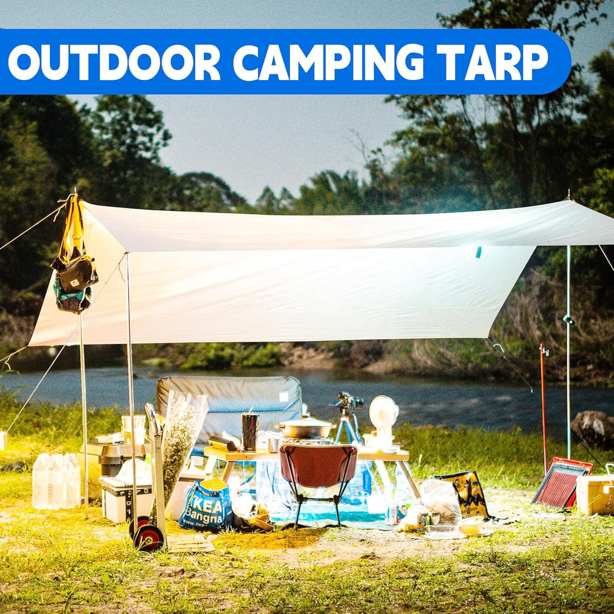 Tarp 5x7(4packs) ft Heavy Duty 12mil 100% Waterproof High Durability Multipurpose,Uv