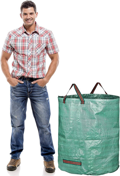 GardenMate 4-Pack 72 Gallons Reusable Garden Waste Bags (H30, D26 inches) - Yard Waste Bags