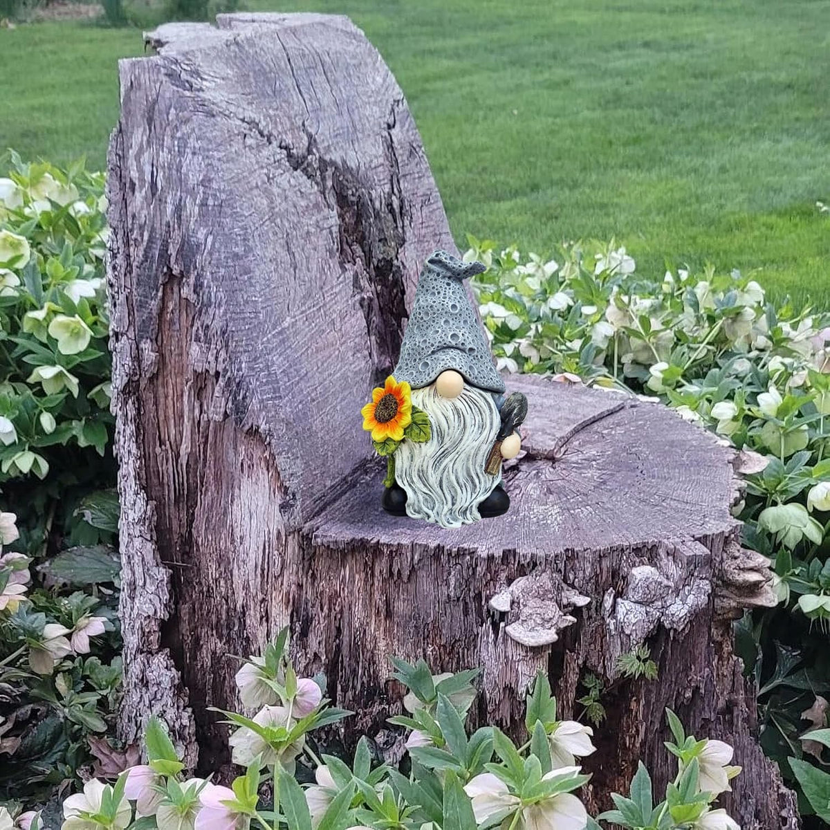 Key Hider Outdoor Garden Gnomes Statue Hide A Key Outside Gnome Figurine Decor For Yard Lawn Hidden