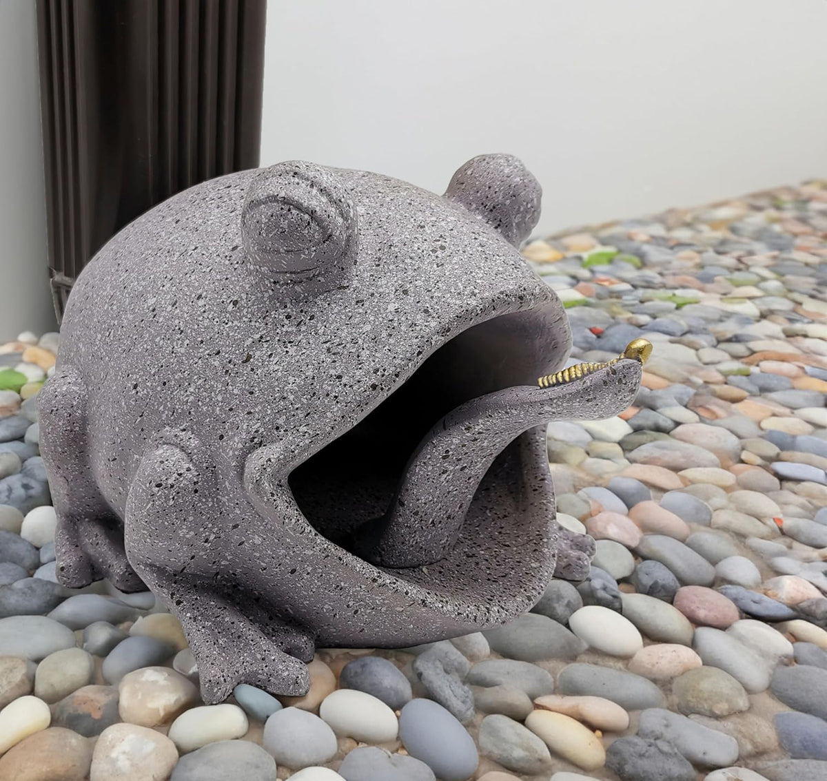 coolboy Frog Statues Gutter Downspout Extension Garden Decoration,Animal Resin Statue Outdoor