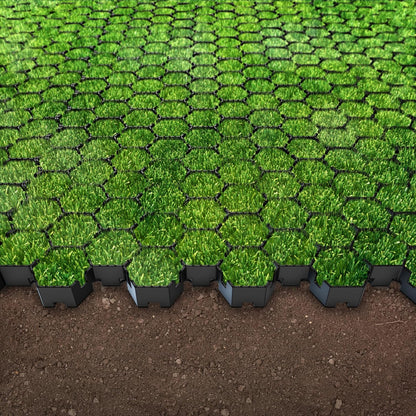 Standartpark Vodaland Permeable Pavers - HexPave Grass & Gravel Permeable Paver System - 100%