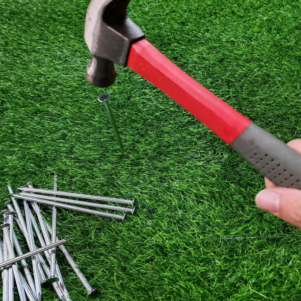 Landscape Stakes,Metal Galvanized Landscape Spikes for Artificial Turf,Tent Spikes,Paver Edging