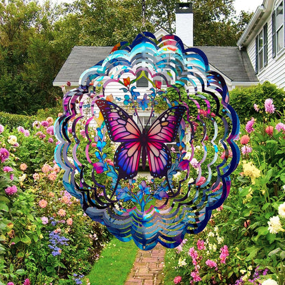 Butterfly Wind Spinners Outdoor - 12 inch from Daughter, Birthday Gifts for Women, Butterflies