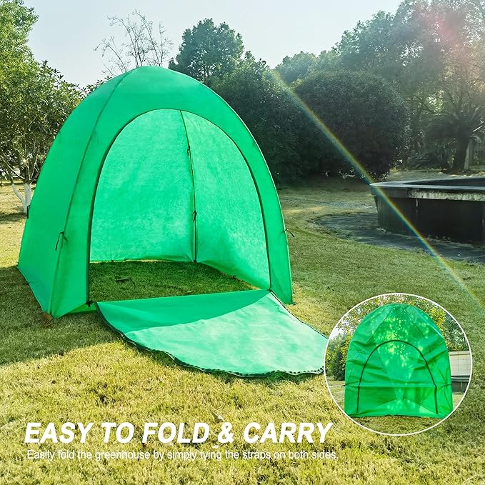 59″*59″*60″ Winter Plant Warm Covers - Raised Bed Cover, Garden Row Accelerator, Warm Tent Freeze