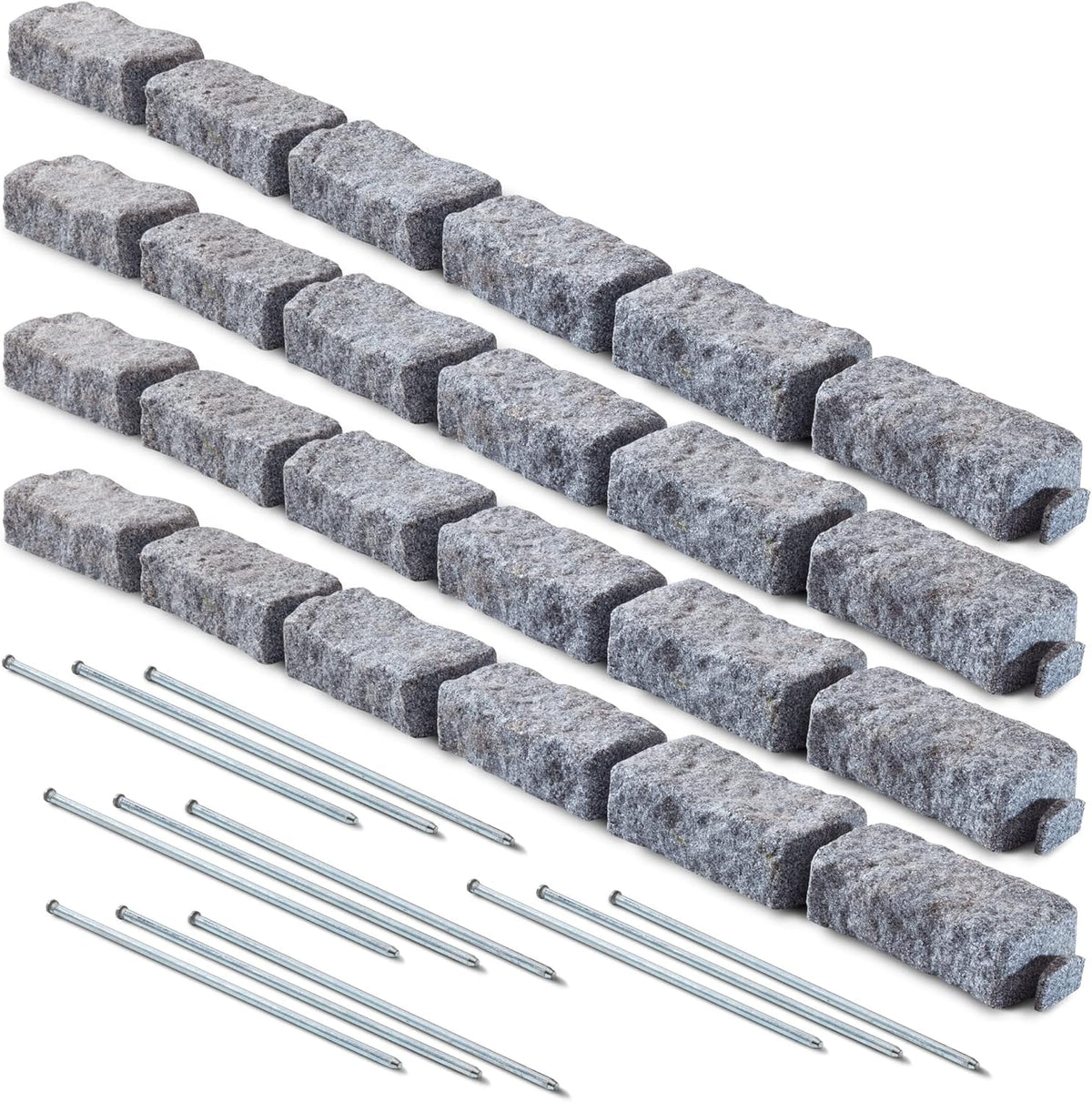 Beuta Landscape Edging | Garden Edging Border | Faux Stone Bricks for Lawn edging, Flower beds