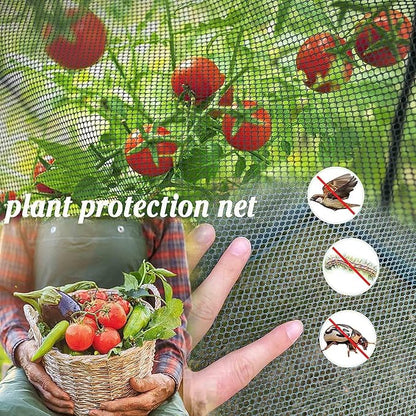 Poray Large Tunnel 10FTx6FT Plant Netting Cover, 6FT Tall Crop Cage Tomato Netting,Pest Guard Cover