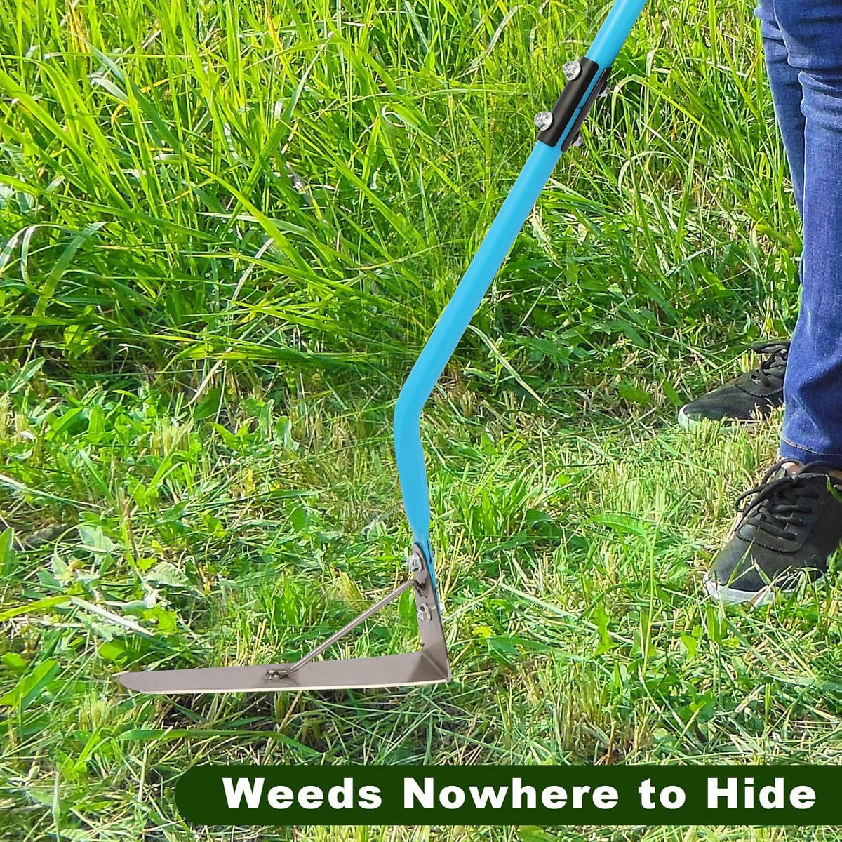 sancat Weed Cutter,Weeder with Double-Edged 304 Stainless Steel Sharp Blade, Manual Weed wracker
