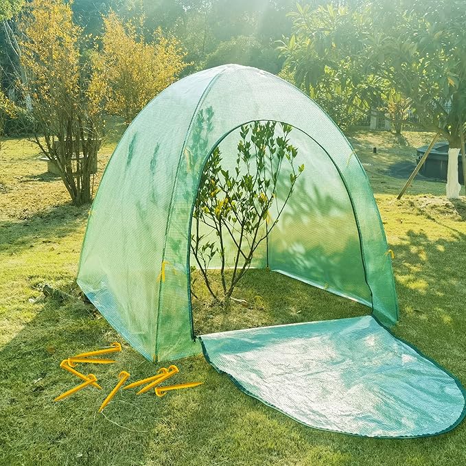 59″*59″*60″ Winter Plant Warm Covers - Raised Bed Cover, Garden Row Accelerator, Warm Tent Freeze