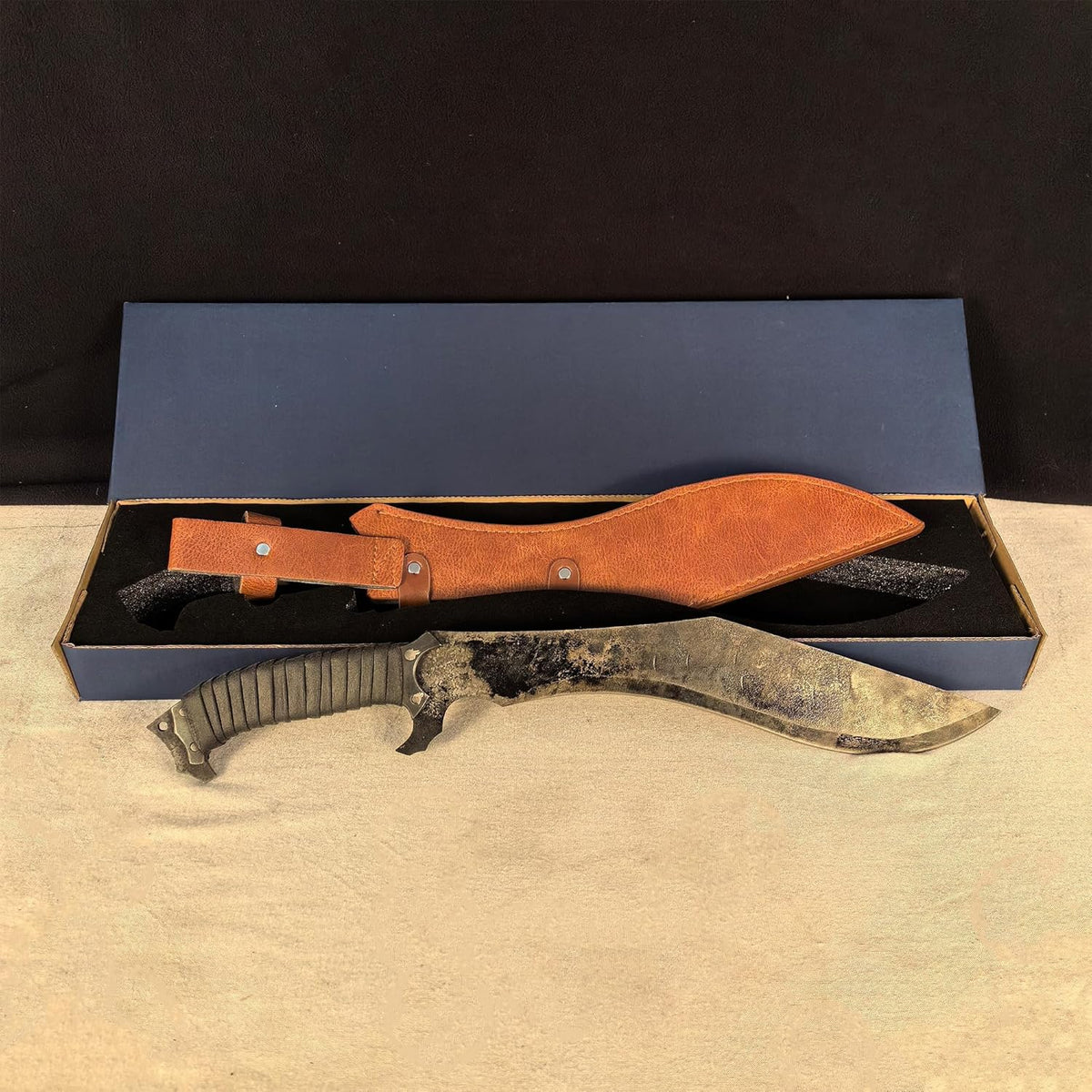 SV Handmade cast Manganese Steel Chopping Blade Sword, Full Tang, Outdoor, Hunting, Camping