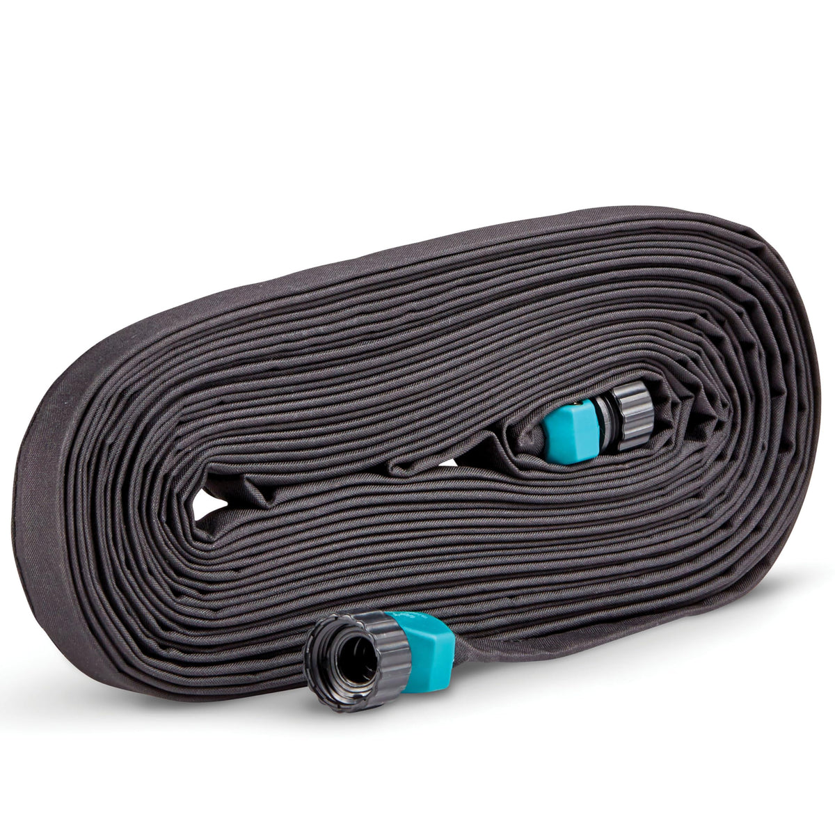 Gilmour 25' Black Flat Weeper Soaker Hose for Garden Beds, Drip Irrigation Outdoor Hose, Flexible
