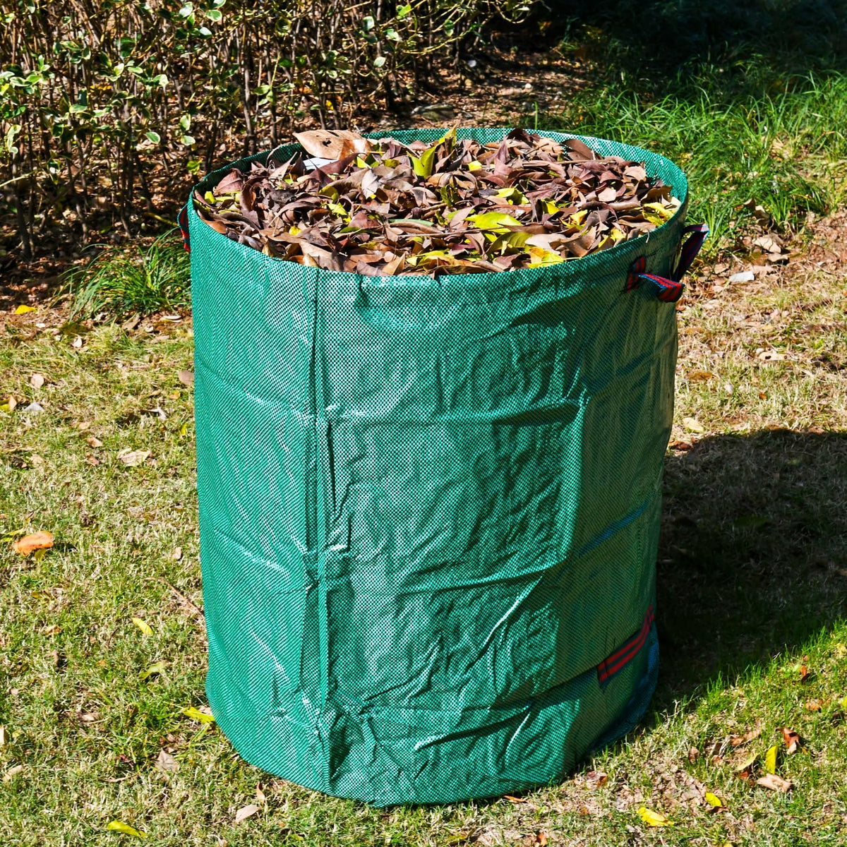 CAMPFIRE 3 Pack 72gallon Garden Waste Bags (H30, D26 Inches) With Handles, Heavy Duty Leaf Bags