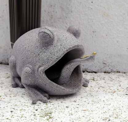 coolboy Frog Statues Gutter Downspout Extension Garden Decoration,Animal Resin Statue Outdoor