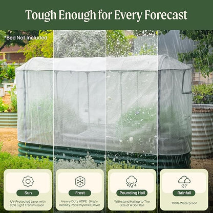 Vego garden Frost Greenhouse Cover System for 2.0' x 6.5' (6 in 1) Garden Bed(No Frame)