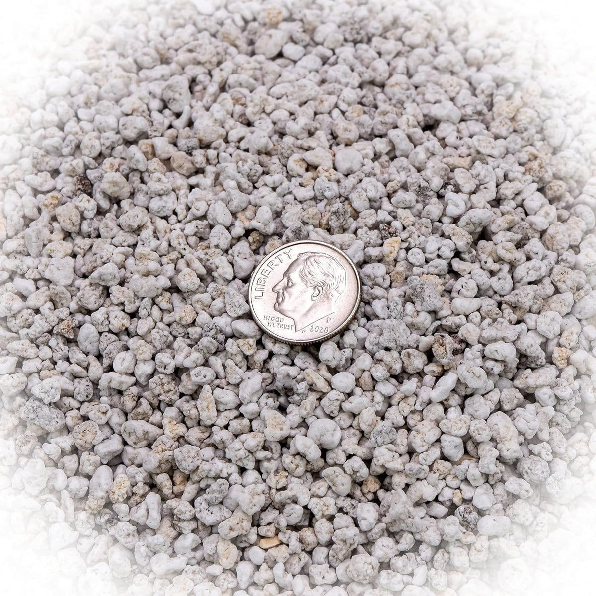 Gardenera Organic Perlite - Medium/Fine Grade (5 Quart Bag) Horticultural Soil Amendment for Indoor