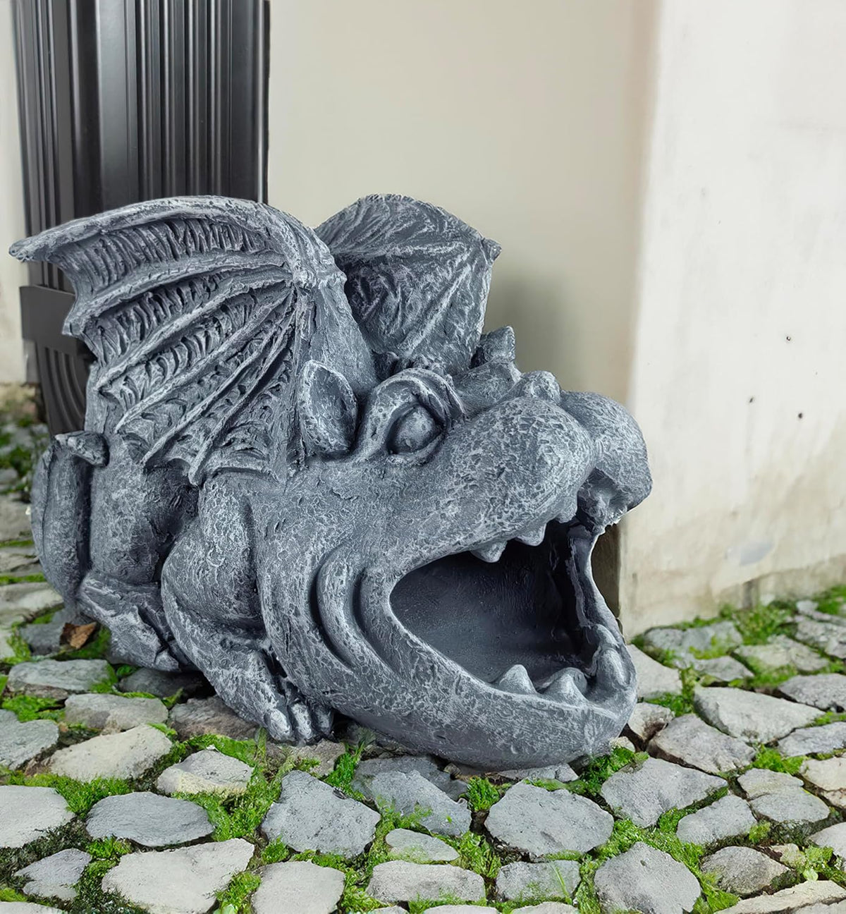 Gargoyle Statues Garden Decoration, Resin Statue Outdoor Decor, Animal Downspout Diverter