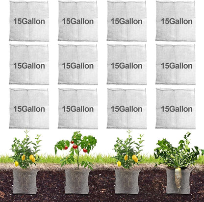 6 Pcs Plant Root Guard G-opher Basket 15 Gallon, Stainless Steel Metal Fruit Protection Bags