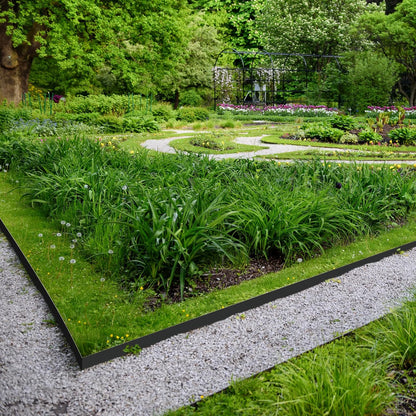 Worth Garden 10-Pack (34Ft Total) Galvanized Steel Landscape Lawn Edging - 6 in. H Bendable Metal