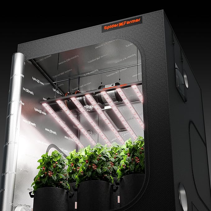Spider Farmer SE1000W LED Grow Lights 1000w, Samsung LM301H EVO Diodes, 2025 Upgraded Remote App