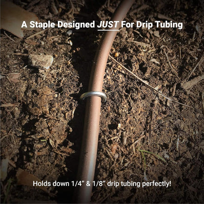 Sandbaggy DRIP TUBING Stakes Landscape Staples | 5 inch Length | Drip Anchors | Landscape Pins |