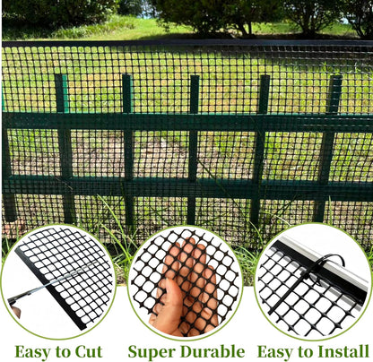 PotatoLife Plastic Wire Mesh Fence, Balcony Fence for Baby and Pets, Safety Fence, Stair Protector