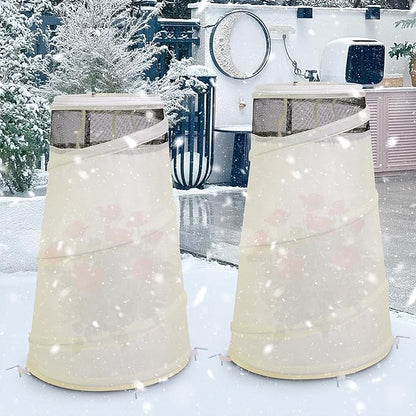 20" x 13" x 9" Pop Up Rose Cones for Winter Protection, Winter Rose Collars Protective Cover