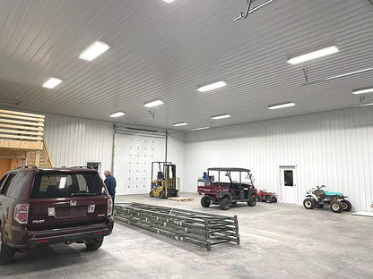 PrimeLights 6 Bulb/Lamp T8 LED High Bay Warehouse, Shop, Commercial Light Fixture
