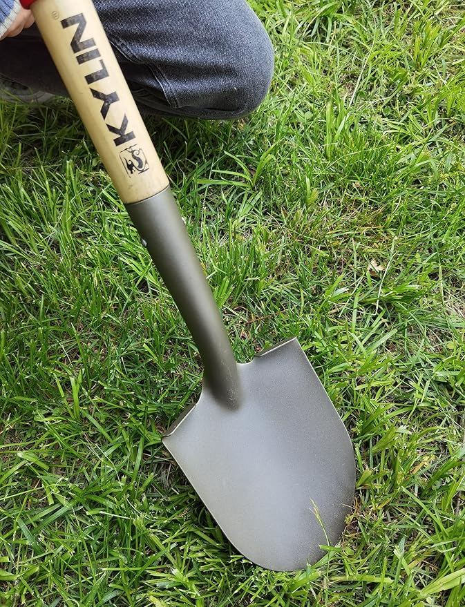 GardenAll 7-Piece Shovels Rakes Hoe Set Garden Tools Gifts for Women Long Wood Handle Pointy