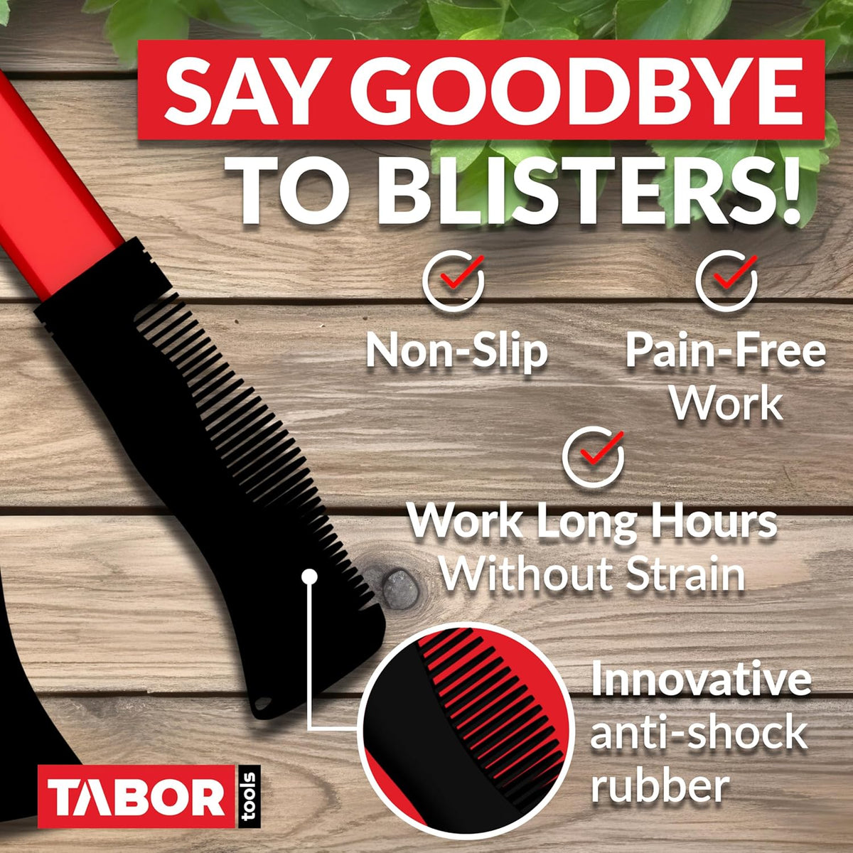 TABOR TOOLS GG11A Bypass Lopper with Compound Action, 30 Inch Tree Trimmer, Branch Cutter with ⌀ 1