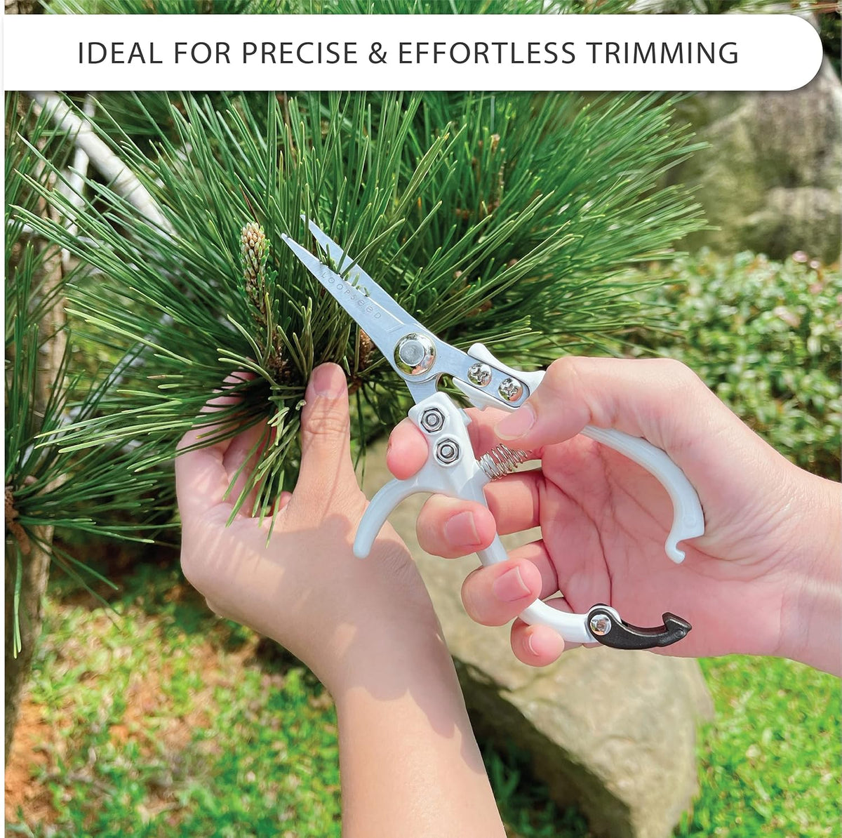 Plant Pruning Shears Garden Trimming Scissors Precision Hand Pruner Herb Snips Flower Clippers
