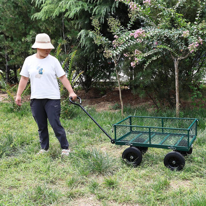 Wagon with Removable Sides Can be Used in Farms, Warehouses etc l Garden Dump cart- A Must-Have for