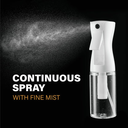 SUPER+ 2 Pack Continuous Spray Bottles - Ultra Fine Mist Sprayer | Water Spray Bottle For Hair